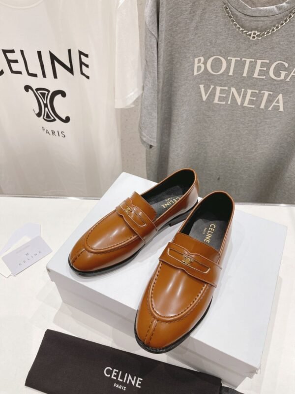 Celine Loafers Orange