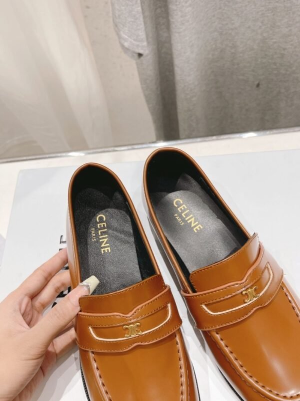 Celine Loafers Orange