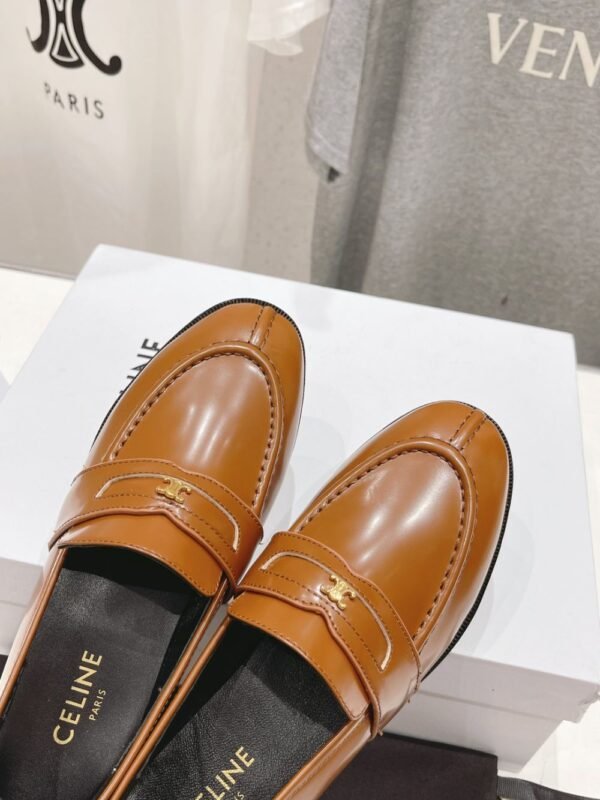 Celine Loafers Orange