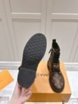 Louis Vuitton Motorcycle Boots Lace-up Light Brown