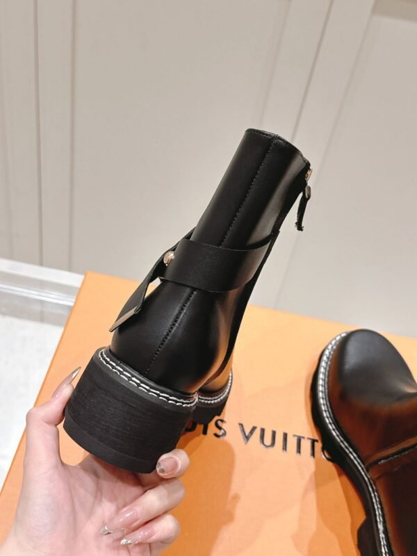 Louis Vuitton Motorcycle Boots Black