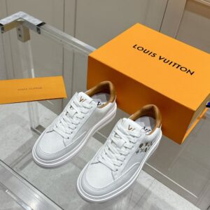 Louis Vuitton Run Light White and Coffee