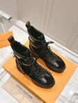 Louis Vuitton High Heel Martin Boots Black