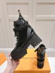 Louis Vuitton High Heel Martin Boots Black