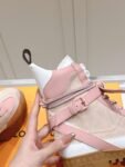 Louis Vuitton High Heel Martin Boots Pink