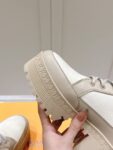 Louis Vuitton High Heel Martin Boots Cream
