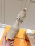 Louis Vuitton High Heel Martin Boots Cream