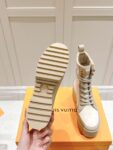 Louis Vuitton High Heel Martin Boots Cream