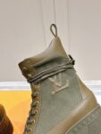 Louis Vuitton High Heel Martin Boots Green