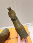 Louis Vuitton High Heel Martin Boots Green
