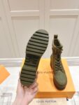 Louis Vuitton High Heel Martin Boots Green