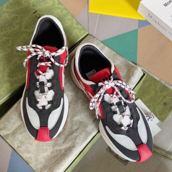 Gucci GG Run Men Red and Black White