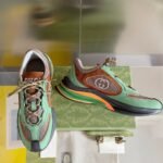 Gucci GG Run Men Green and Orange