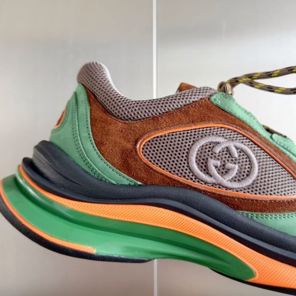 Gucci GG Run Men Green and Orange