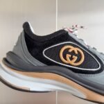 Gucci GG Run Men Black and Grey Orange