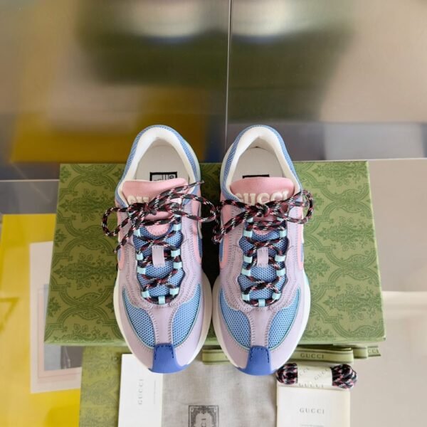 Gucci GG Run Women Blue and Pink