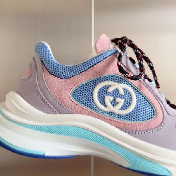 Gucci GG Run Women Blue and Pink