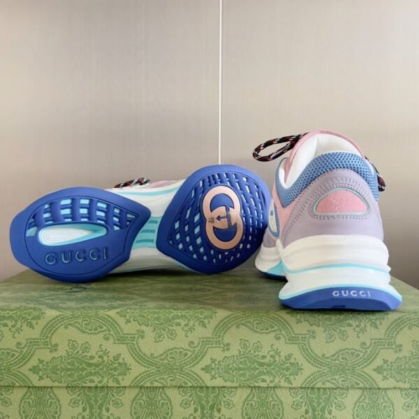 Gucci GG Run Women Blue and Pink