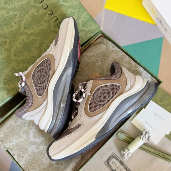 Gucci GG Run Brown and Grey