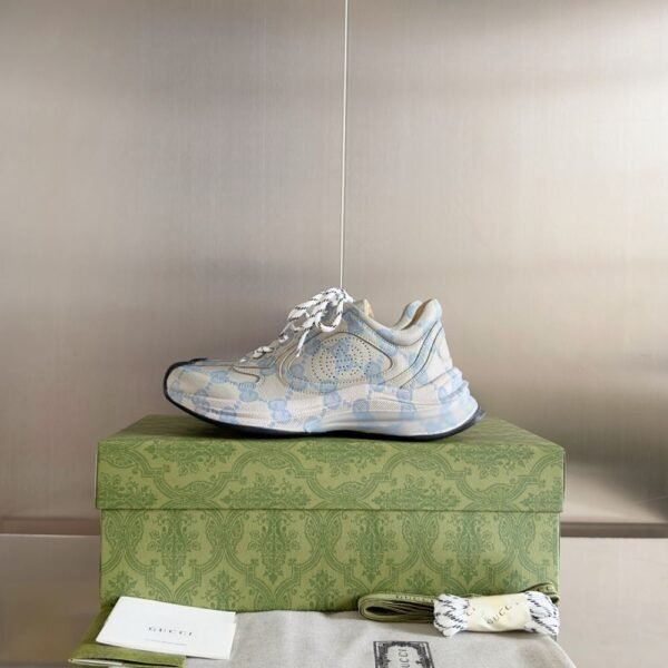 Gucci GG Run Blue and Grey