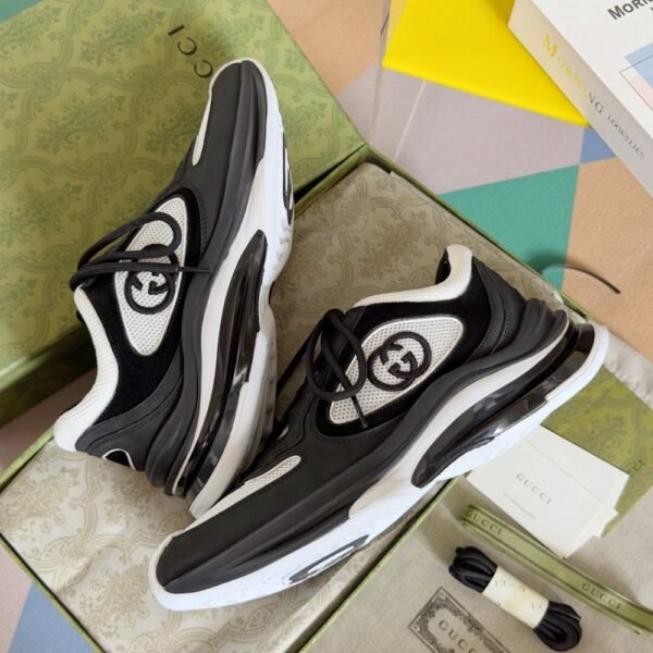 Gucci GG Run Men Black and White