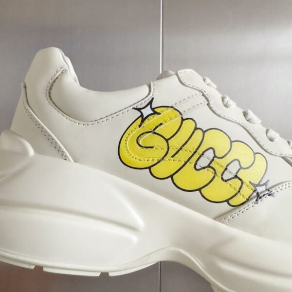 Gucci Rhyton GG Cream Yellow Word