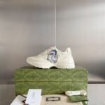 Gucci Rhyton GG Cream Pink Dragon