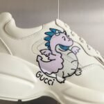 Gucci Rhyton GG Cream Pink Dragon