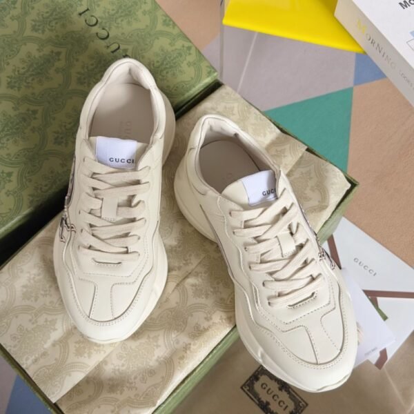 Gucci Rhyton GG Cream Black