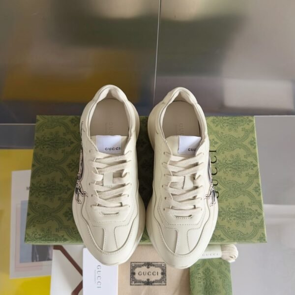 Gucci Rhyton GG Cream Black