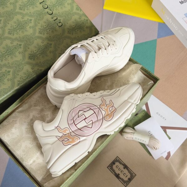 Gucci Rhyton GG Cream Pink Orange