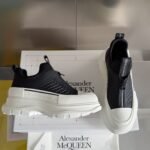 Alexander Mcqueen Tread Slick White and Black