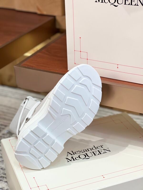 Alexander Mcqueen  Tread Slick Martin Boots White