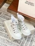 Alexander Mcqueen  Tread Slick Martin Boots White