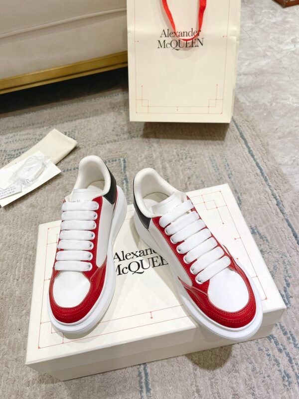 Alexander Mcqueen White and Red Black