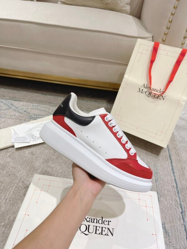 Alexander Mcqueen White and Red Black