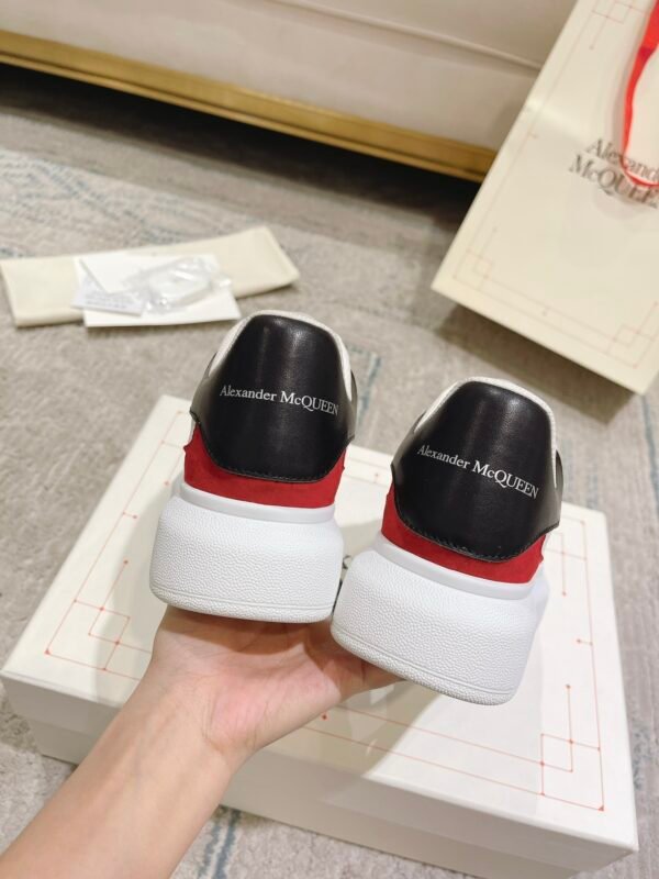 Alexander Mcqueen White and Red Black