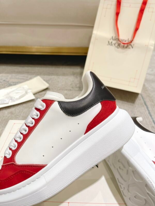Alexander Mcqueen White and Red Black