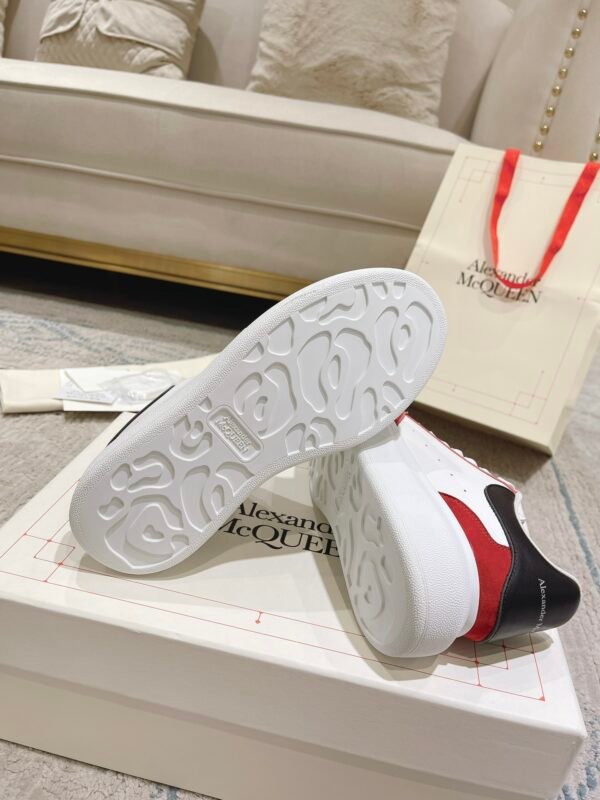 Alexander Mcqueen White and Red Black