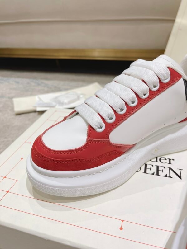 Alexander Mcqueen White and Red Black