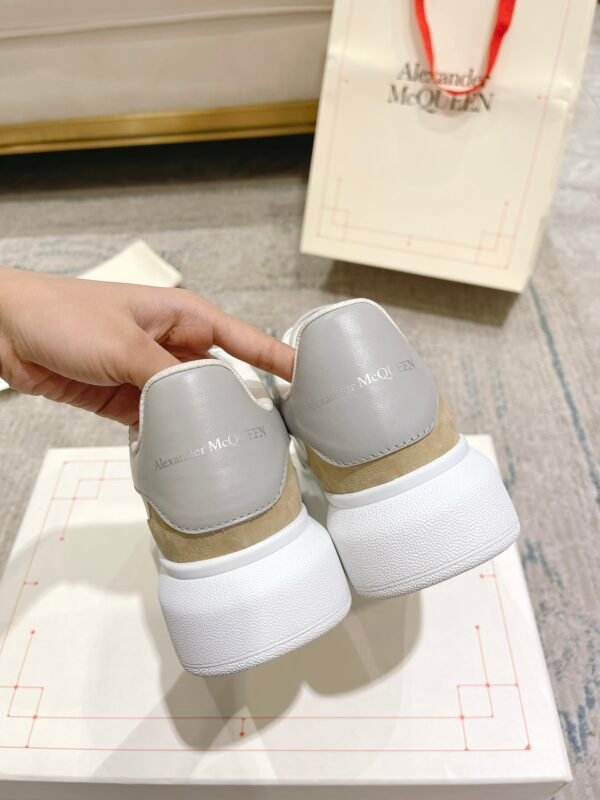 Alexander Mcqueen  White and Khaki Grey