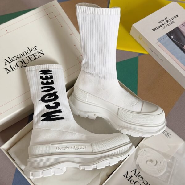 Alexander Mcqueen  Sock  White