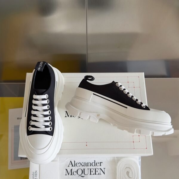 Alexander Mcqueen  Tread Slick  Black and White