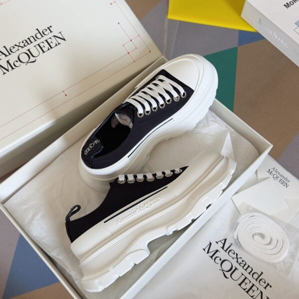 Alexander Mcqueen  Tread Slick  Black and White