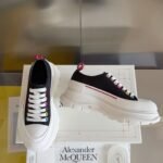 Alexander Mcqueen  Tread Slick  White and Red Black
