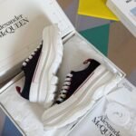 Alexander Mcqueen  Tread Slick  White and Red Black