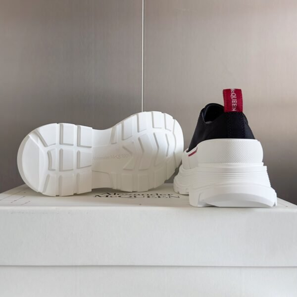 Alexander Mcqueen  Tread Slick  White and Red Black