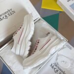 Alexander Mcqueen  Tread Slick  White and Red