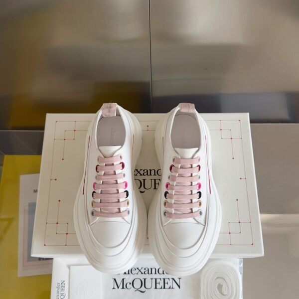 Alexander Mcqueen  Tread Slick  White and Red