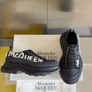 Alexander Mcqueen  Tread Slick  Graffiti Black and White